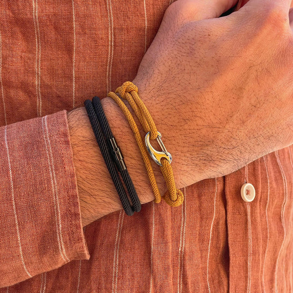 Milan Mustard Rope Bracelet Explorer - Mettz Signature