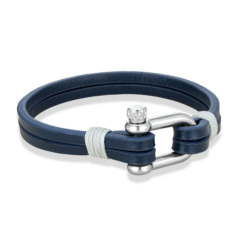Mettz Nautical Leather Bracelet - Mettz Signature