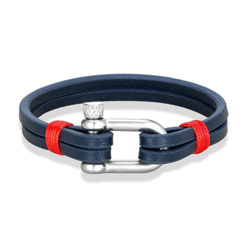 Mettz Nautical Leather Bracelet - Mettz Signature