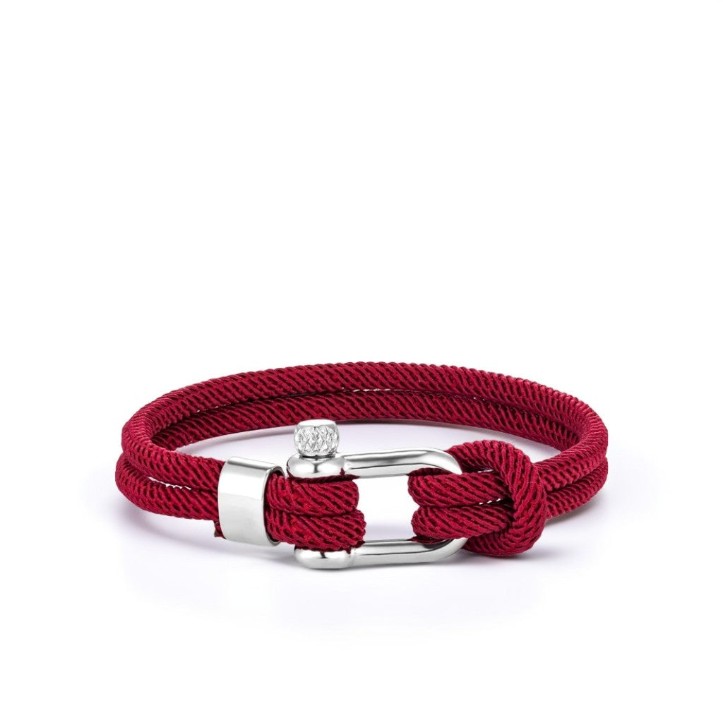 Malibu Navy and Wine rope Bracelet - Mettz Signature
