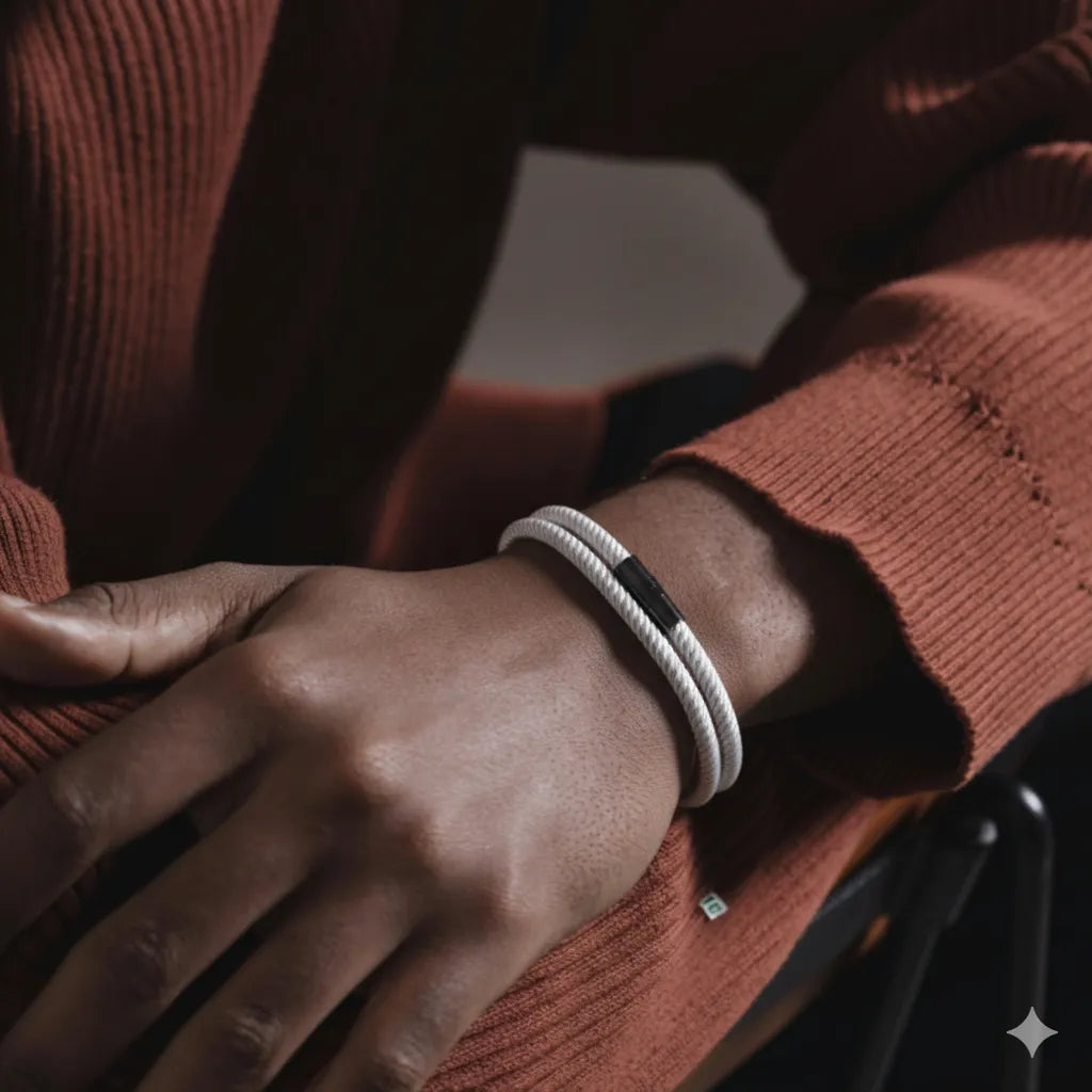 Minimalist Gray Rope Bracelet - Mettz Signature