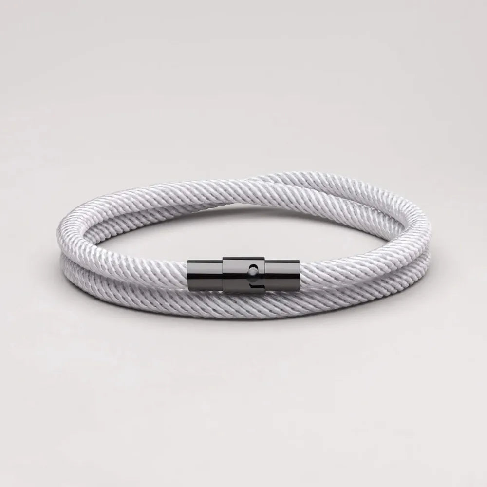 Minimalist Gray Rope Bracelet - Mettz Signature