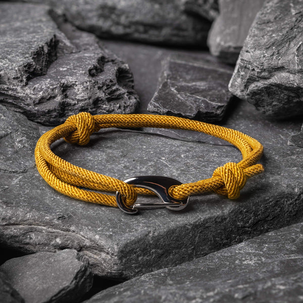 Milan Mustard Rope Bracelet Explorer - Mettz Signature