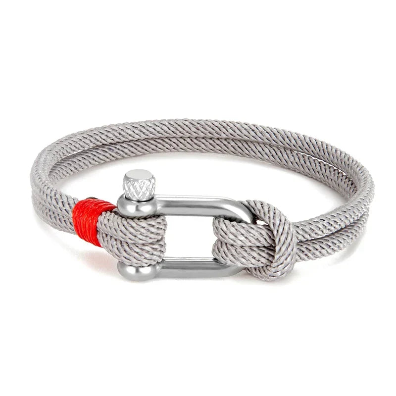 Strand Gray Nautical Rope Bracelet - Mettz Signature