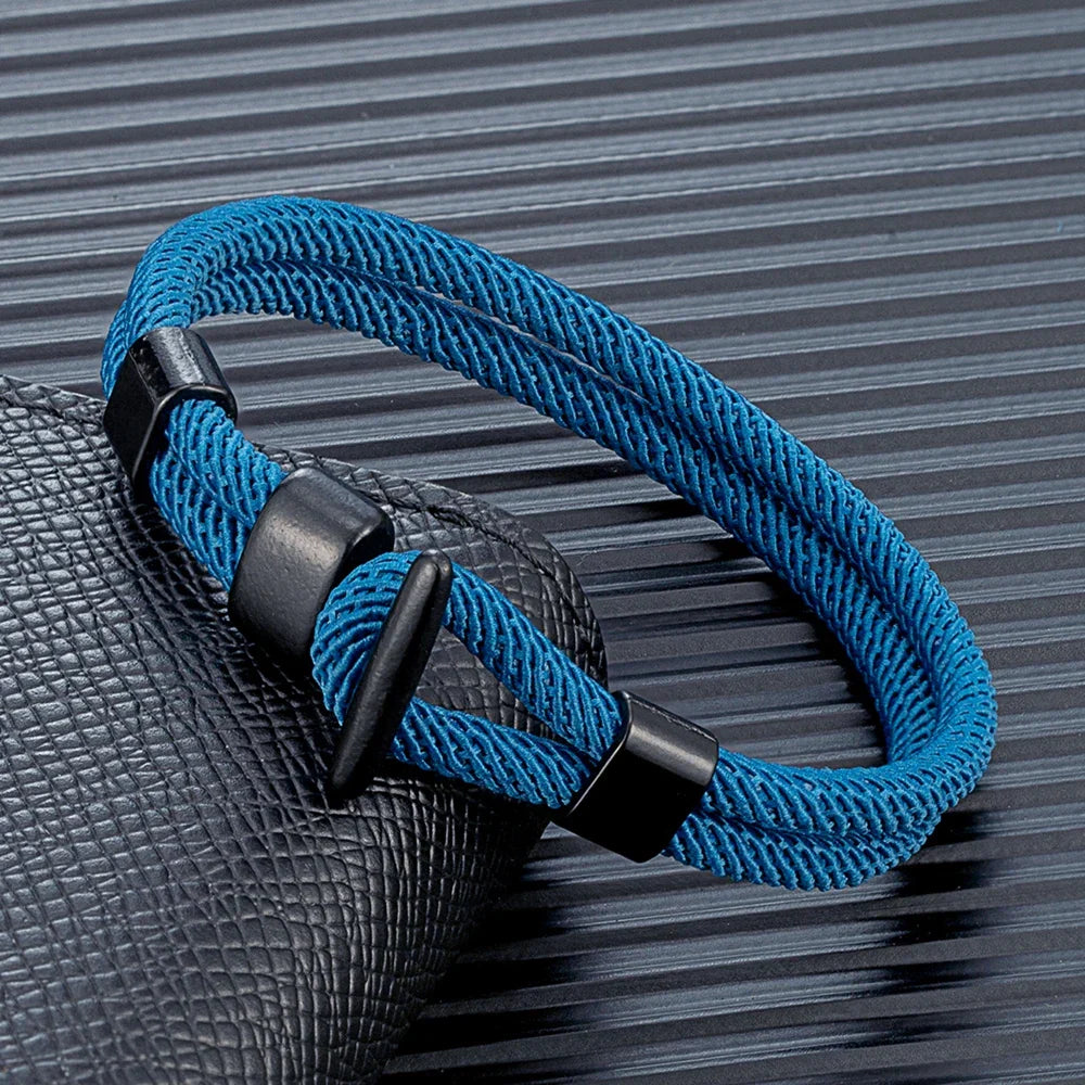Milan Blue Rope Bracelet Padang - Mettz Signature