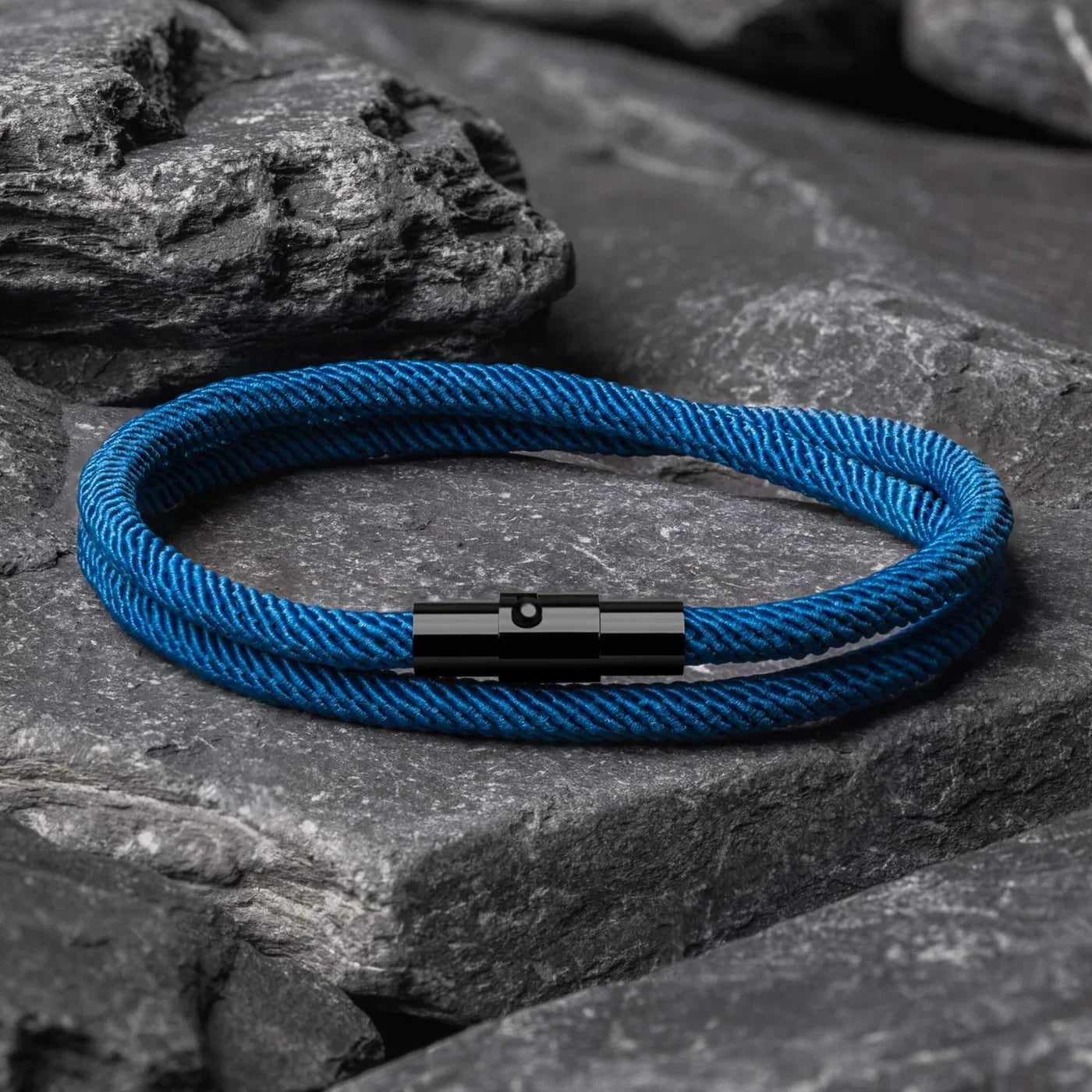 Milan Blue Wave Rope Bracelet - Mettz Signature