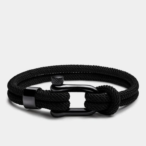 Malibu Black Navy Rope Bracelet - Mettz Signature